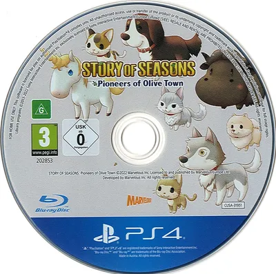 Produktbild von Story of Seasons Pioneers of Olive Town nur CD mit Blanko Hülle