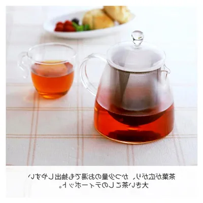 Produktbild von Teekanne aus Glas, weiß, für 4 Tassen