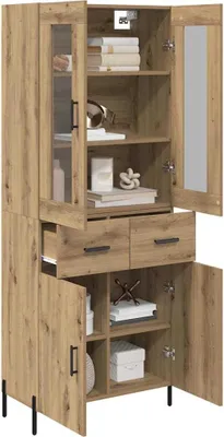 Obrázok produktu pre vidaXL Highboard Artisan dub 69,5 x 34 x 180 cm Materiál na báze dreva