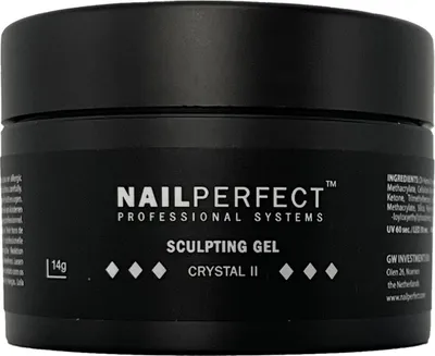 Obrázek produktu pro NailPerfect LED-UV Sculpting Gel Crystal II 14gr