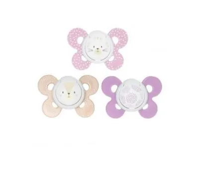 Produktbild von Silicone Pacifier Chicco Physio Comfort Girl 6-16 M 2u