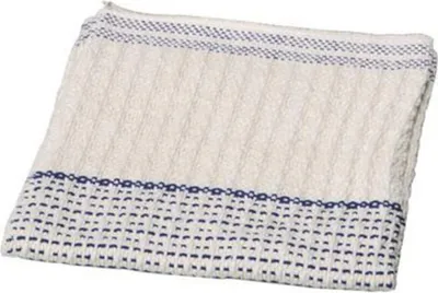 Produktbild von TASKI 7515598 Bodenwischtuch - 45 x 45 cm, weiß/blau