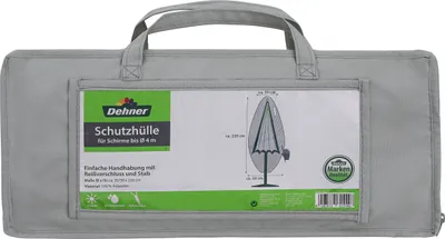 Produktbild von Dehner Abdeckhaube für Schirme bis 4 m, grau