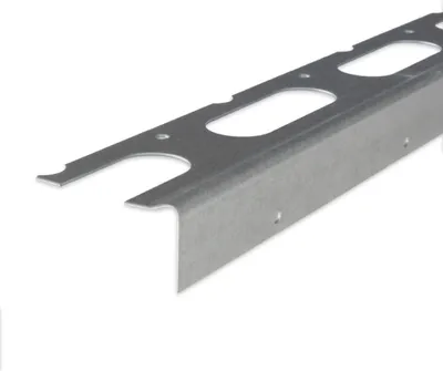 Produktbild von PROVISTON | Reparaturwinkel für Betontreppen | Stahl verzinkt | Breite 36 mm | Höhe 20 mm | Länge 1000 mm | Gebohrt | Treppenkantenprofil | Treppenwinkel | Winkelprofil | Treppenreparatur | 1 Stück