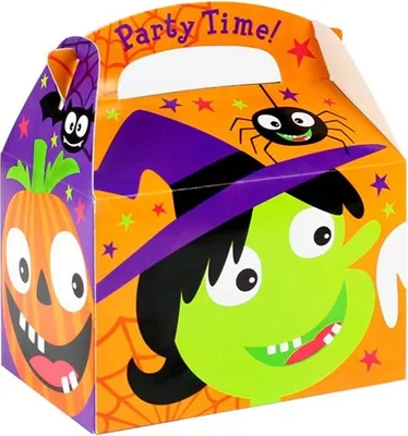 Produktbild von Halloween-Geschenkbox 12cm x 10cm x 15cm