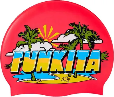 Image de Bonnet de bain Funkita en silicone Icypop Beach