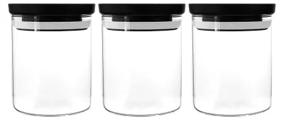 Produktbild von 3 Vorratsgläser Vorratsdosen Vorratsbehälter Kaffeedose Teedose Vorratsglas Glas
