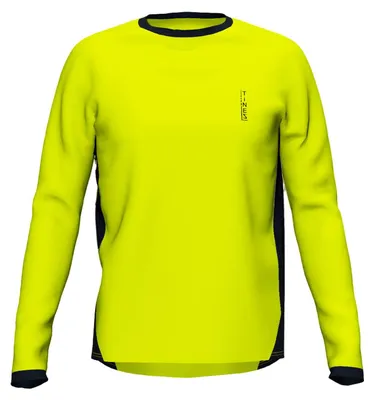 Produktbild von TINEZ T-Shirt DALIAN neongelb Langarm atmungsaktiv leicht antibakteriell UV-Schutz 30+ Größe S