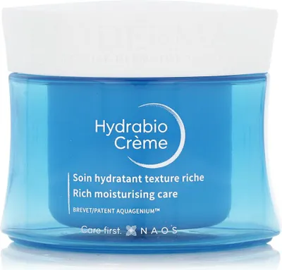 Produktbild von Bioderma Hydrabio, Reinigungscreme, trockene Haut, Empflindliche Haut, Sehr trockene Haut, Feuchtigkeitsspendend, Nährend, Weichmachend, 50 ml, 1 Stück(e)