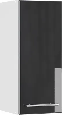 Produktbild von Vicco Hängeschrank Fame-Line, 30 cm, Anthrazit Hochglanz/Weiß