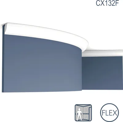 Produktbild von Stuckleiste Zierleiste Profilleiste Orac Decor CX132F AXXENT Flexible Stuck Profil Eckleiste Decken Leiste 2 Meter