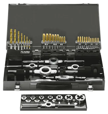 Produktbild von EXACT Black Edition Gewindesortiment STM15S M3-M12 HSS Spibo TiN - 10731BE