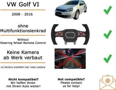 Produktbild von Autoradio Einbaupaket Alpine iLX-705D passend für Golf VI Wireless Apple CarPlay | Wireless Android Auto