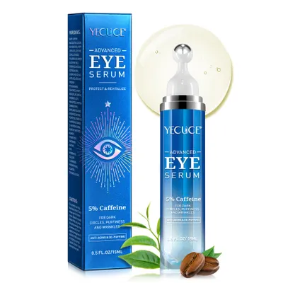 Produktbild von Augenserum Augencreme gegen Augenringe Falten Schwellungen mit Retinol Koffein