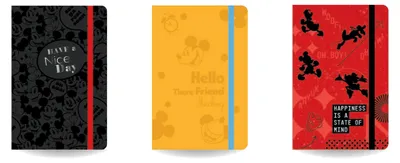 Zdjęcie produktu dla Notes A5 80k Disney fashion Mickey Mouse 1 szt mix linia z gumką