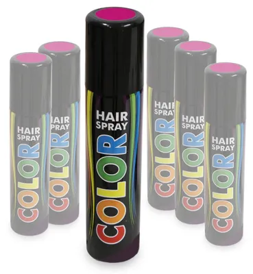 Produktbild von Hairspray Color in verschiedenen Farben buntes Haarspray Haarschmuck farbig (Pink)