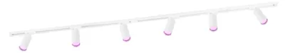 Produktbild von Ledvion Schienensystem lampen 2m 1-Phasen Weiss 6-flammig RGB