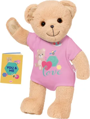Obrázok produktu pre BABY born plyšový medveď 36cm ružový