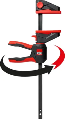 Obrázek produktu pro Jednoruká svěrka EZ 300 × 80 mm s otočnou rukojetí BESSEY | 4008158041995