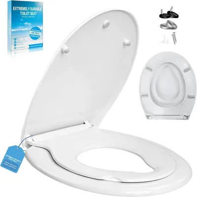 Produktbild von Toilettendeckel mit Soft-Close-Funktion und Kinderausstattung