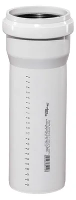 Obrázek produktu pro Trubka odpadní hrdlová odhlučněná Osma Skolan Safe SKEM DN 110 x 5,3 x 250 mm, světle šedá