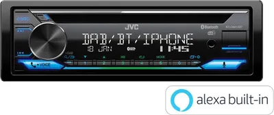 Zdjęcie produktu dla JVC KD-DB912BT, Czarny, 1 DIN, 200 W, 4.0 kan., 50 W, CD
