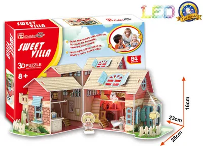 Image de Puzzle 3D Maison de la fée / glace - 84 pièces