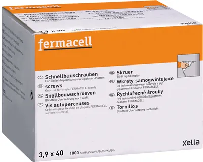 Immagine prodotto di fermacell FC-Schnellbauschrauben 3,9x40 1.000 St.