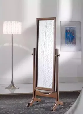 Immagine prodotto di Specchio da terra Specchio da camera da letto cornice in legno design marrone 57x167 Nuovo