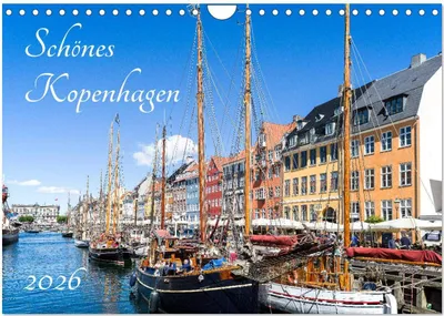 Produktbild von Schönes Kopenhagen (Wandkalender 2026 DIN A4 quer), CALVENDO Monatskalender