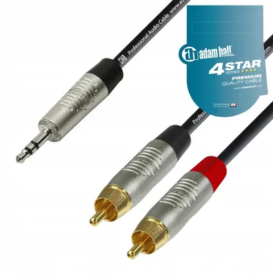 Produktbild von Adam Hall K4YWCC0300 Audiokabel 3m Stereo Cinch Klinke