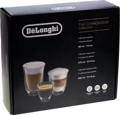 Produktbild von De’Longhi DLKC302, Durchscheinend, Rund, 6 Stück(e), 205 mm, 350 mm, 110 mm