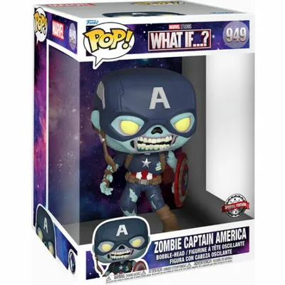 Immagine prodotto di Figurina POP Marvel What If Zombie Capitan America Exklusiv 25cm