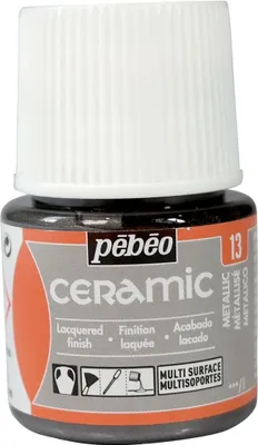 Obrázok produktu pre Pebeo keramická farba, 45 ml, 13 metalických farieb