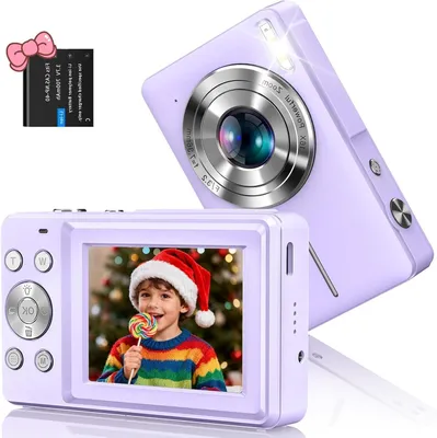 Zdjęcie produktu dla Aparat cyfrowy - Kompaktowy aparat - Robienie zdjęć - Nagrywanie wideo w rozdzielczości 1080p - 44 megapiksele - Szary