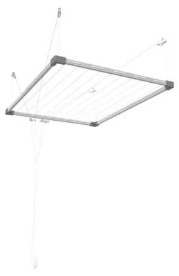 Image de Séchoir à linge plafond - Aluminium - 135 x 78 cm - Charge maximale 12 kg