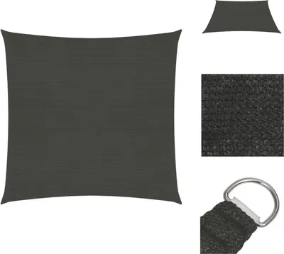 Obrázek produktu pro vidaXL Markýza 160 g/m² antracit 3x3 m HDPE - Slunečníky a sluneční clony