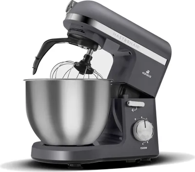 Immagine prodotto di Frullatore da tavolo Karaca Mastermaid Chef Pro con doppia impugnatura, 1500 W, grigio Space