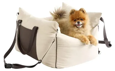 Image de Siège auto portable pour petits chiens, imperméable