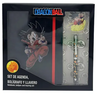 Obrázek produktu pro Sada Dragon Ball: Deník, pero a přívěsek na klíče