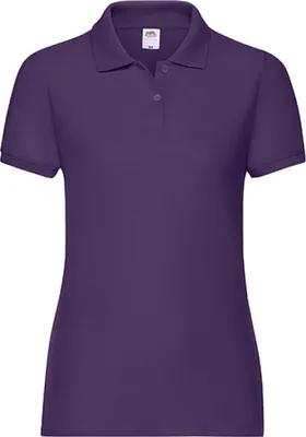 Produktbild von Fruit of the Loom 63-212-0 | Lady-Fit 65/35 Damen Poloshirt - Farbe: Purple - Größe: L