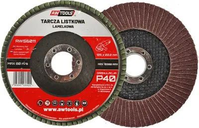 Zdjęcie produktu dla Awtools ściernica listkowa 125mm p 80