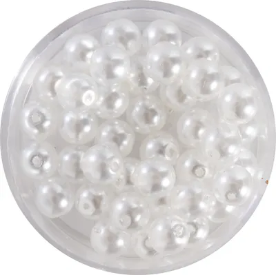 Produktbild von PRACHT Crystal Renaissance Glaswachsperlen 6mm 40 Stück Perlen Basteln Schmuck