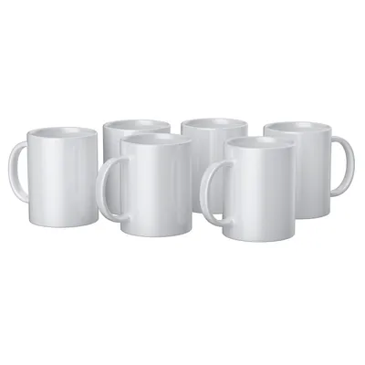 Immagine prodotto di Tazza Cricut vuota, 425 ml (15 oz), 6 tazze di inchiostro infusibile a sublimazione di inchiostro stampabile di inchiostro infusibile a tazza 2008944