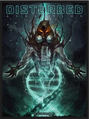 Produktbild von Disturbed Evolution Hooded Aufnäher zum Aufnähen
