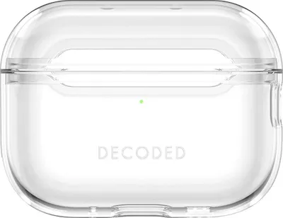 Obrázek produktu pro Decoded, silikonové pouzdro AirPods Pro 3, měkké, nárazuvzdorné, průhledné