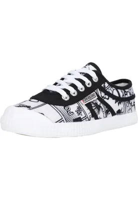 Productafbeelding van Kawasaki Uni canvas sneakers, cartoon design, kleur wit, maat 39 EU
