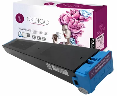 Produktbild von Inkdigo Toner MX23GTCA für Sharp MX2010U, MX2310F, MX2310N, MX2310U – Cyan, 10000 Seiten,, KI-generiertes Bild