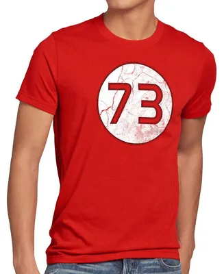 Produktbild von style3 Sheldon Lieblingszahl 73 Herren T-Shirt