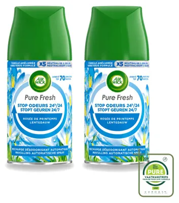 Produktbild von 2 x Air Wick Freshmatic Nachfüller Pure Frühlingstau 250 ml - Großpackung - 2 Stücke